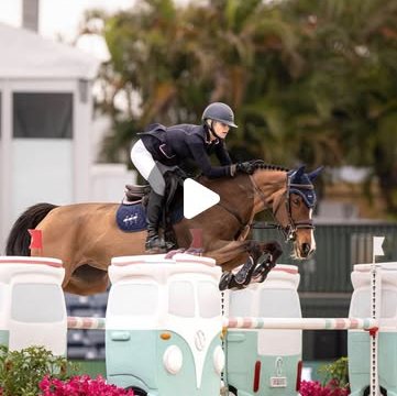 Geavanta, second place in the 1.40m.